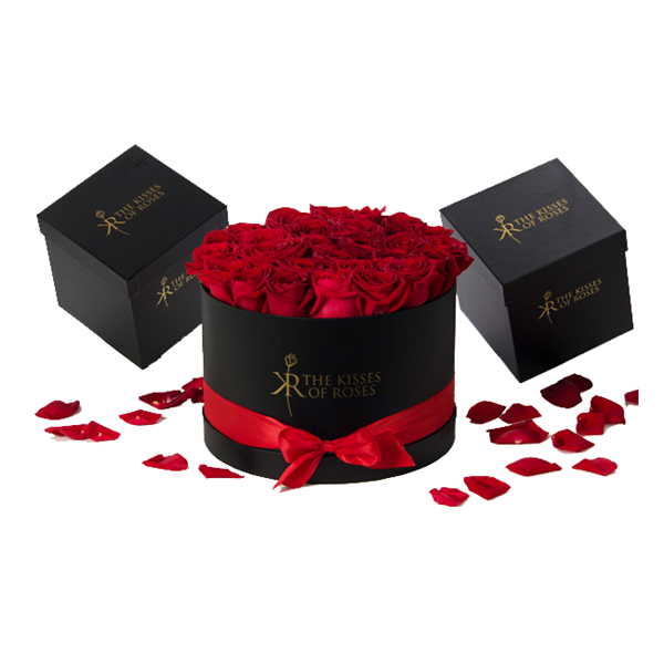 Buy Wholesale China Custom Luxury Round Gift Box Preserved Flower Hat Box  Bouquets Packaging Box With Clear Pvc Lids & Round Flower Boxes at USD 0.9